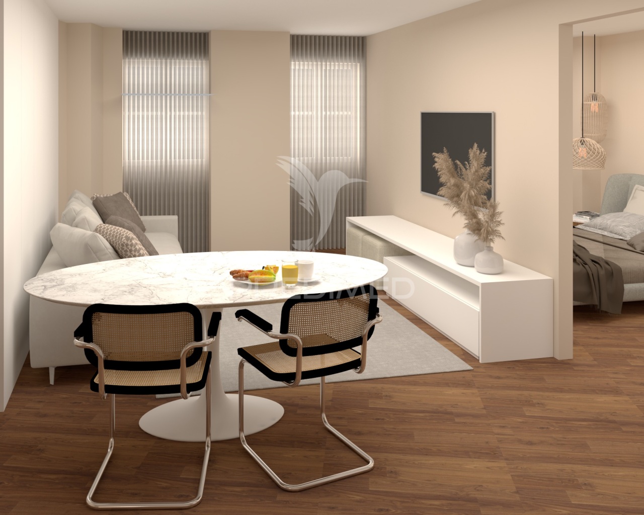 Apartamento T1 + 1